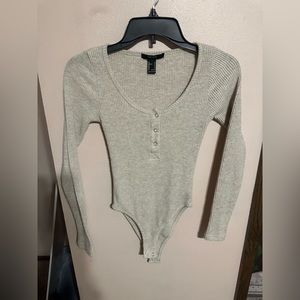 Forever21 Body suit tan size small